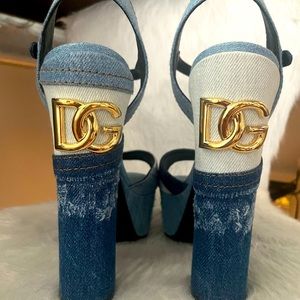 Dolce and Gabbana patchwork heels